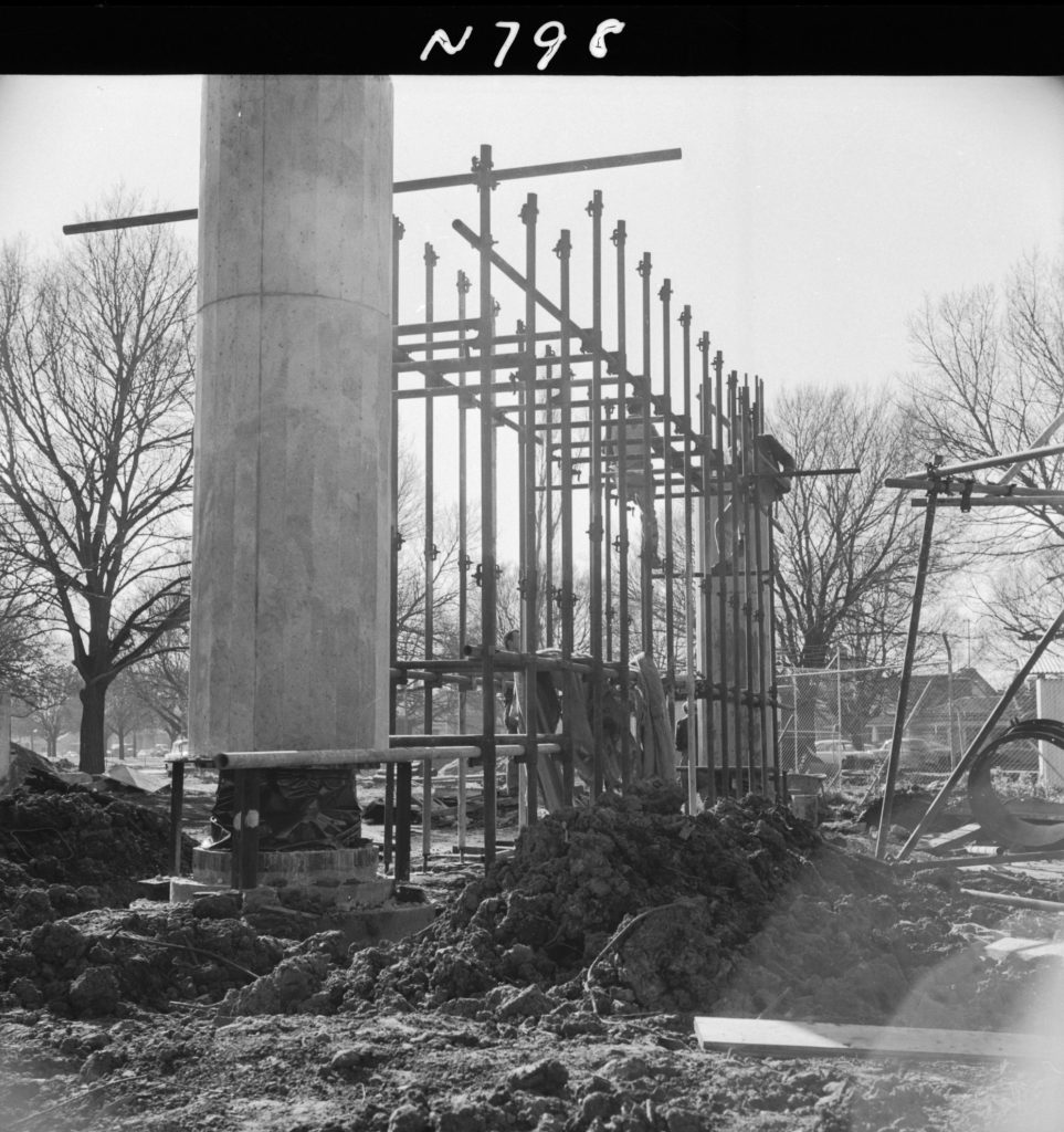 N798 Image showing construction of the Morshead overpass