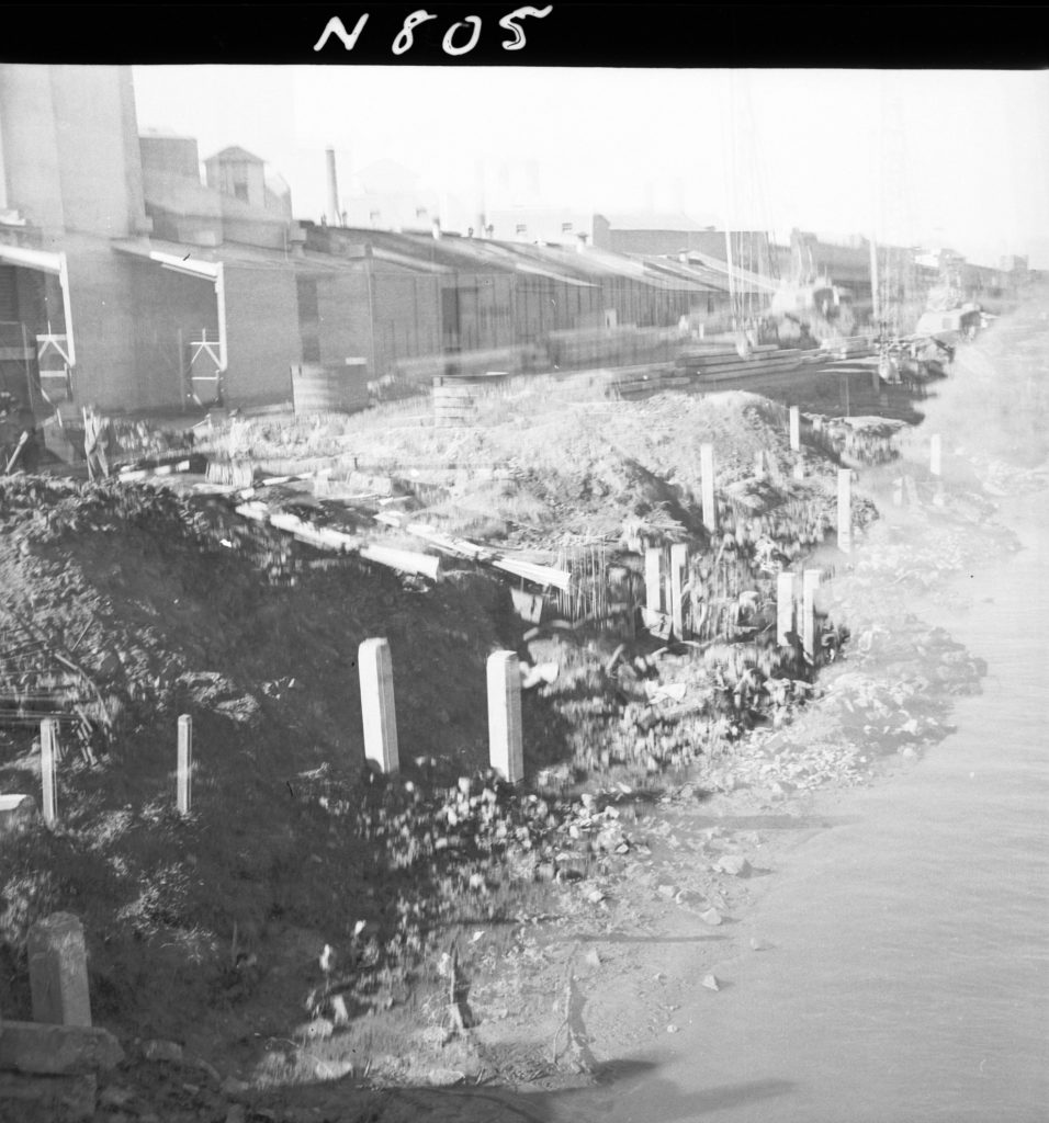 N805 Image showing construction of the Morshead overpass