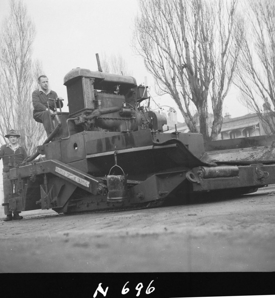 N696 Image of a Barber-Greene road finisher