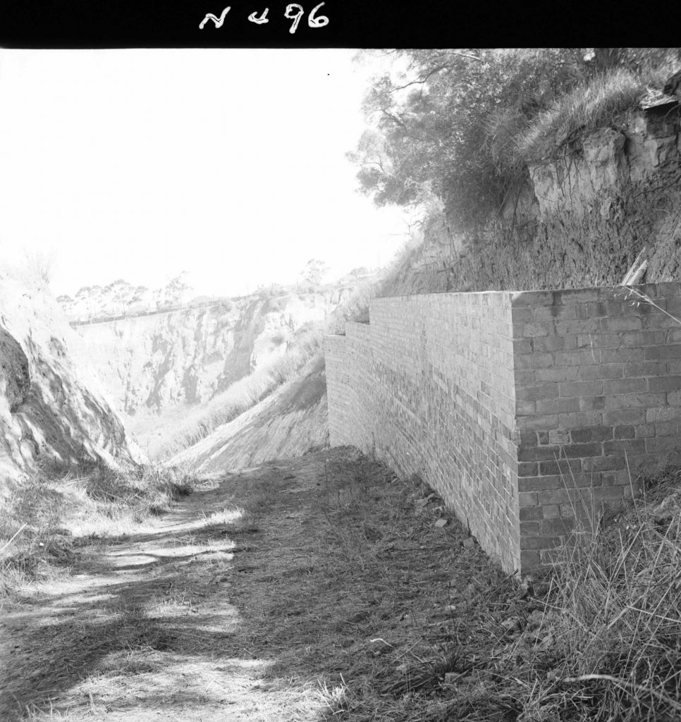 N496 Image showing the roadway into Hoffman’s Quarry