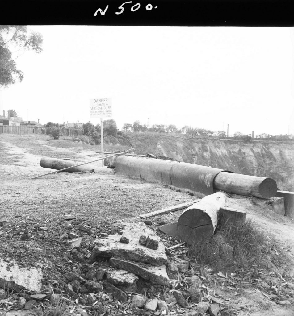 N500 Image showing a chute at Hoffman’s Quarry