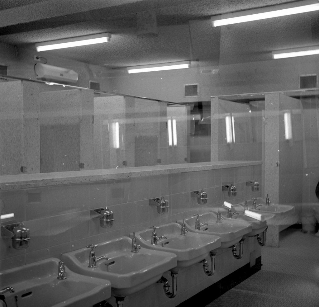 N840 Image showing interior of a new women’s bathroom on Collins Street