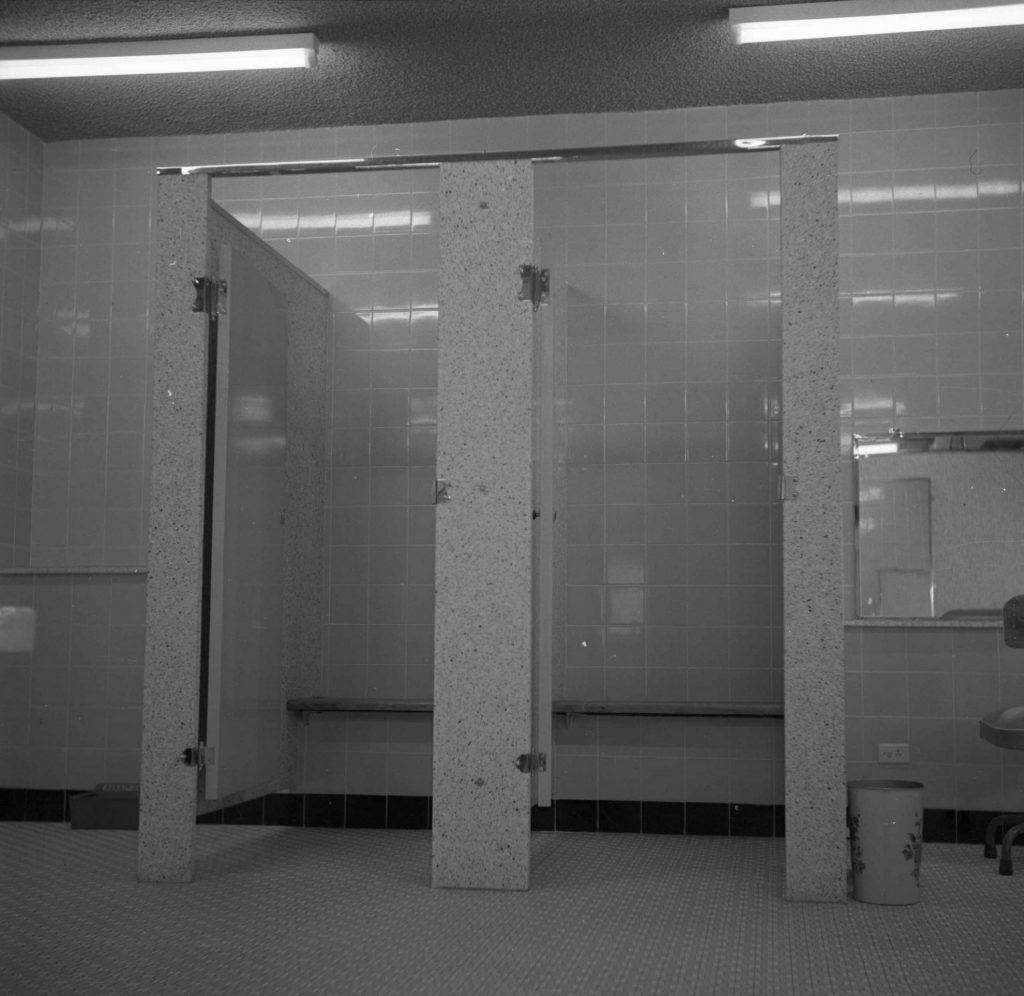 N842 Image showing interior of a new women’s bathroom on Collins Street