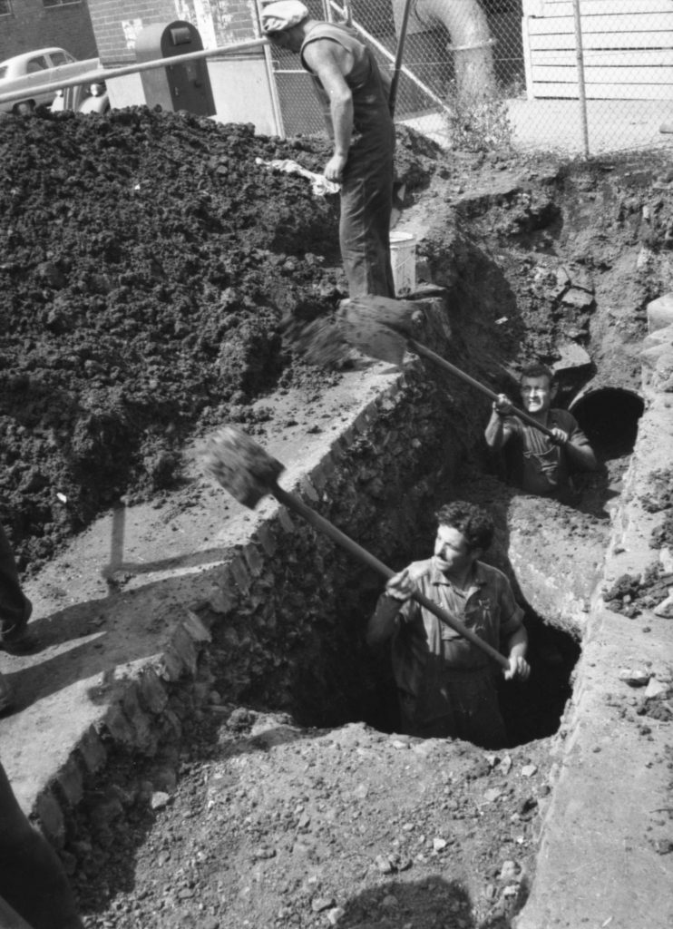 N583 Image showing an outfall pressure pipe from the pumping station