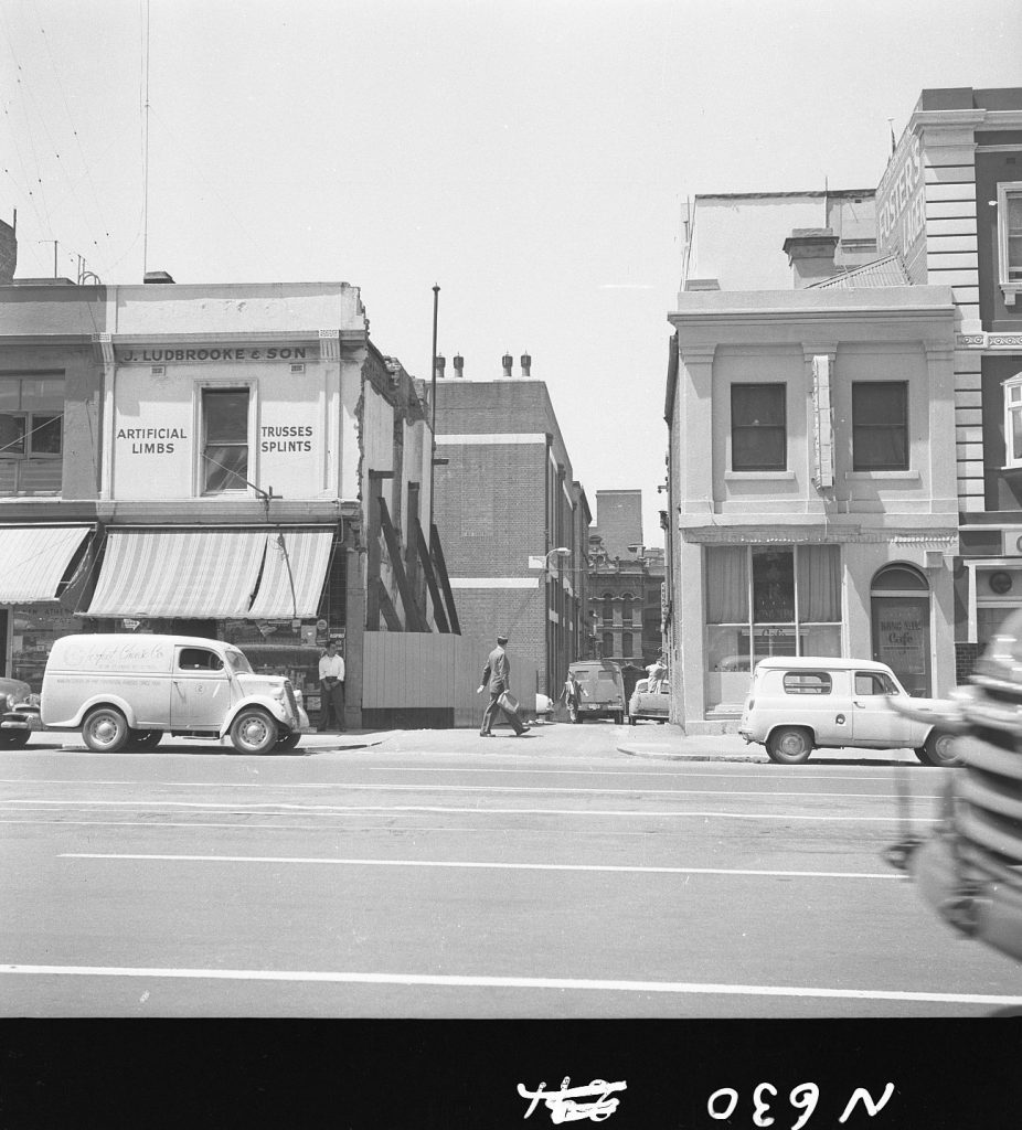 N630 Image showing Heffernan Lane, viewed from Lonsdale Street