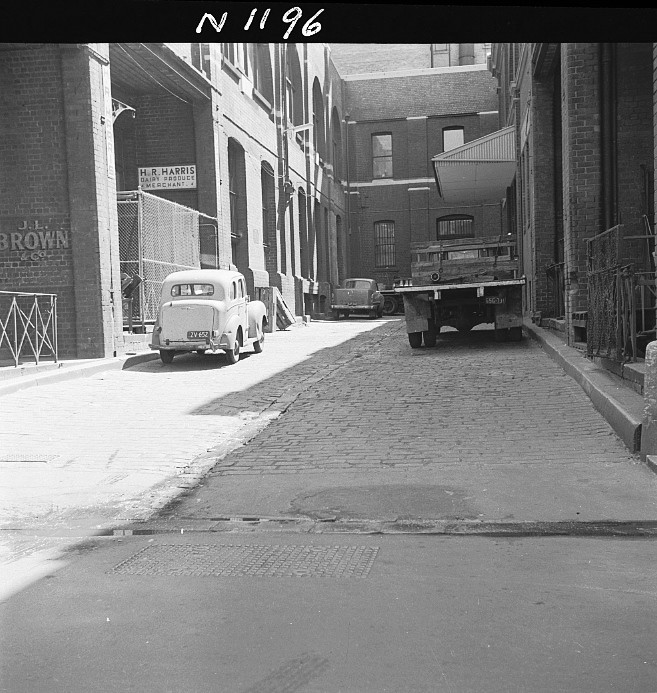 N1196 Image showing Knights Place, looking north from Flinders Lane