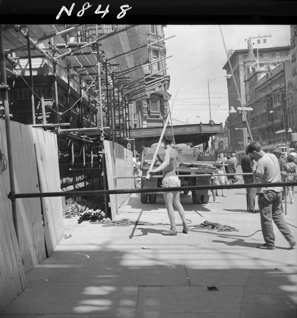 N848 Image showing scaffolding outside town hall