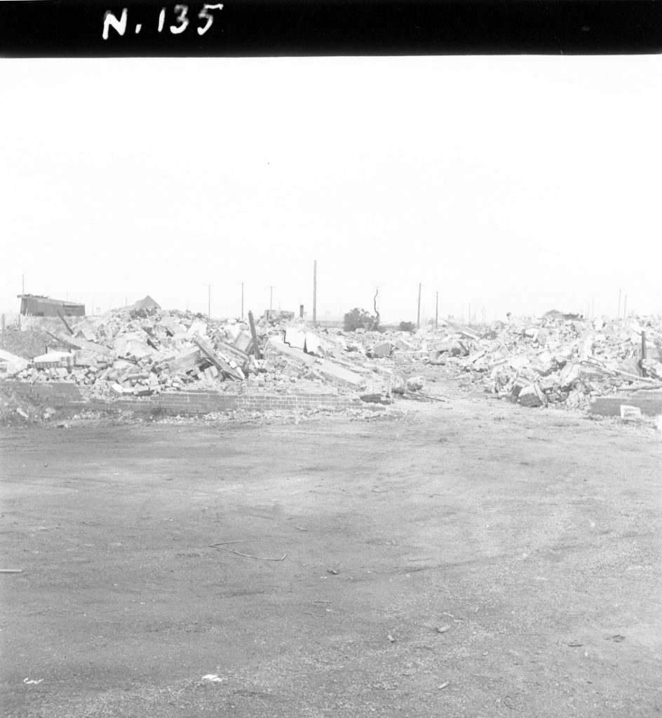 N135 Image showing a demolition site on Dynon Road