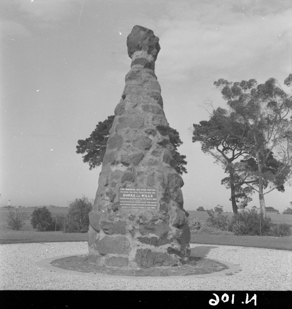 N106 Image showing Burke and Wills memorial in Royal Park