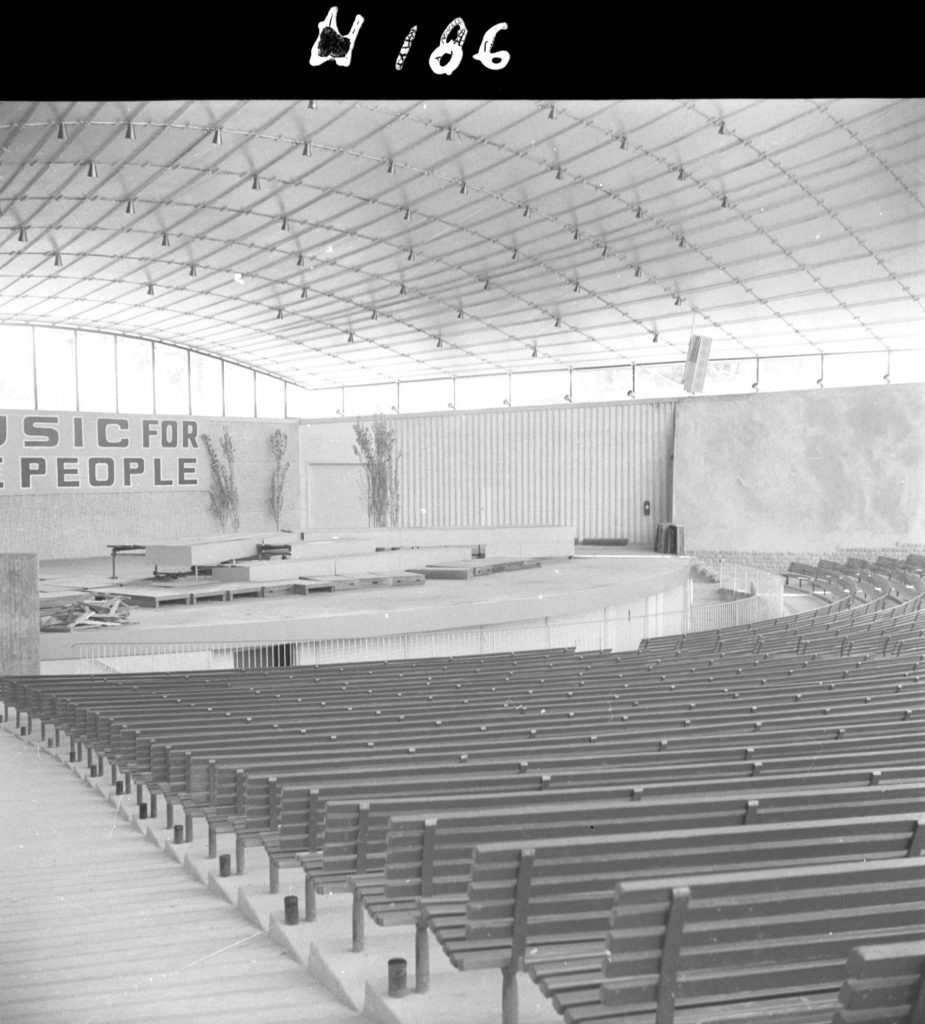 N186 Image showing an interior view of the Sidney Myer Music Bowl