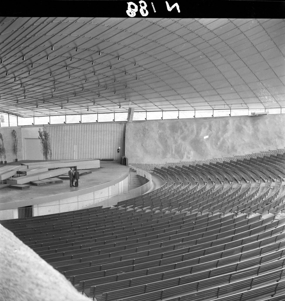 N188 Image showing an interior view of the Sidney Myer Music Bowl, taken from the west wall