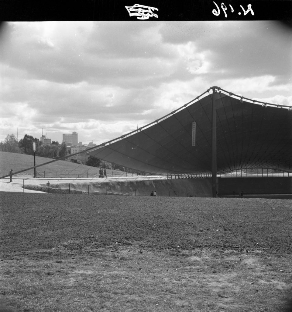 N196 Image showing a panoramic view of the Sidney Myer Music Bowl (with N197 and N198)