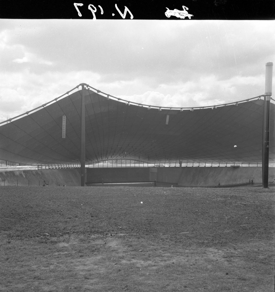 N197 Image showing a panoramic view of the Sidney Myer Music Bowl (with N196 and N198)