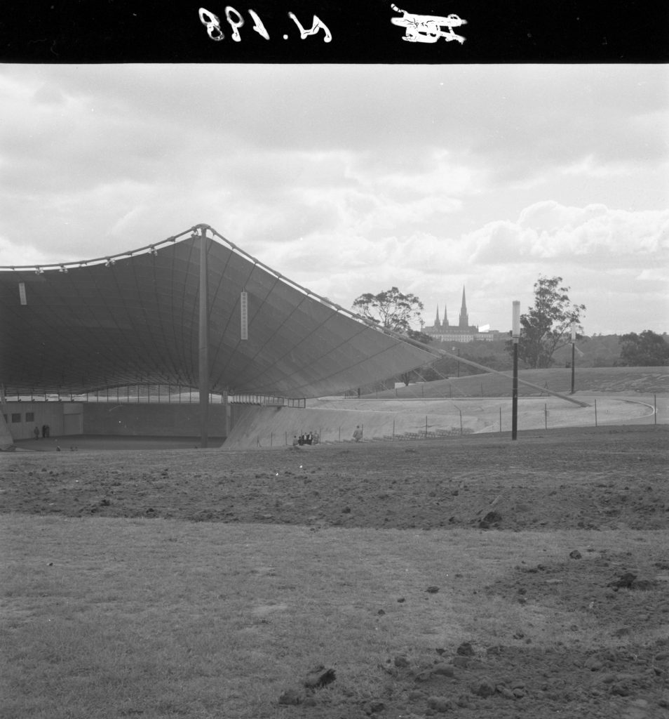 N198 Image showing a panoramic view of the Sidney Myer Music Bowl (with N196 and N197)