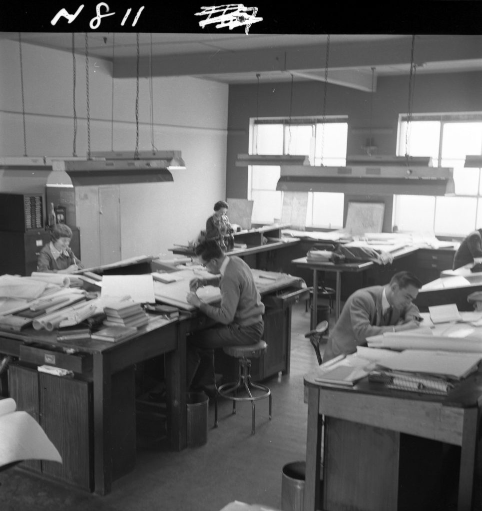 N811 Image showing the City Engineers Drawing Office