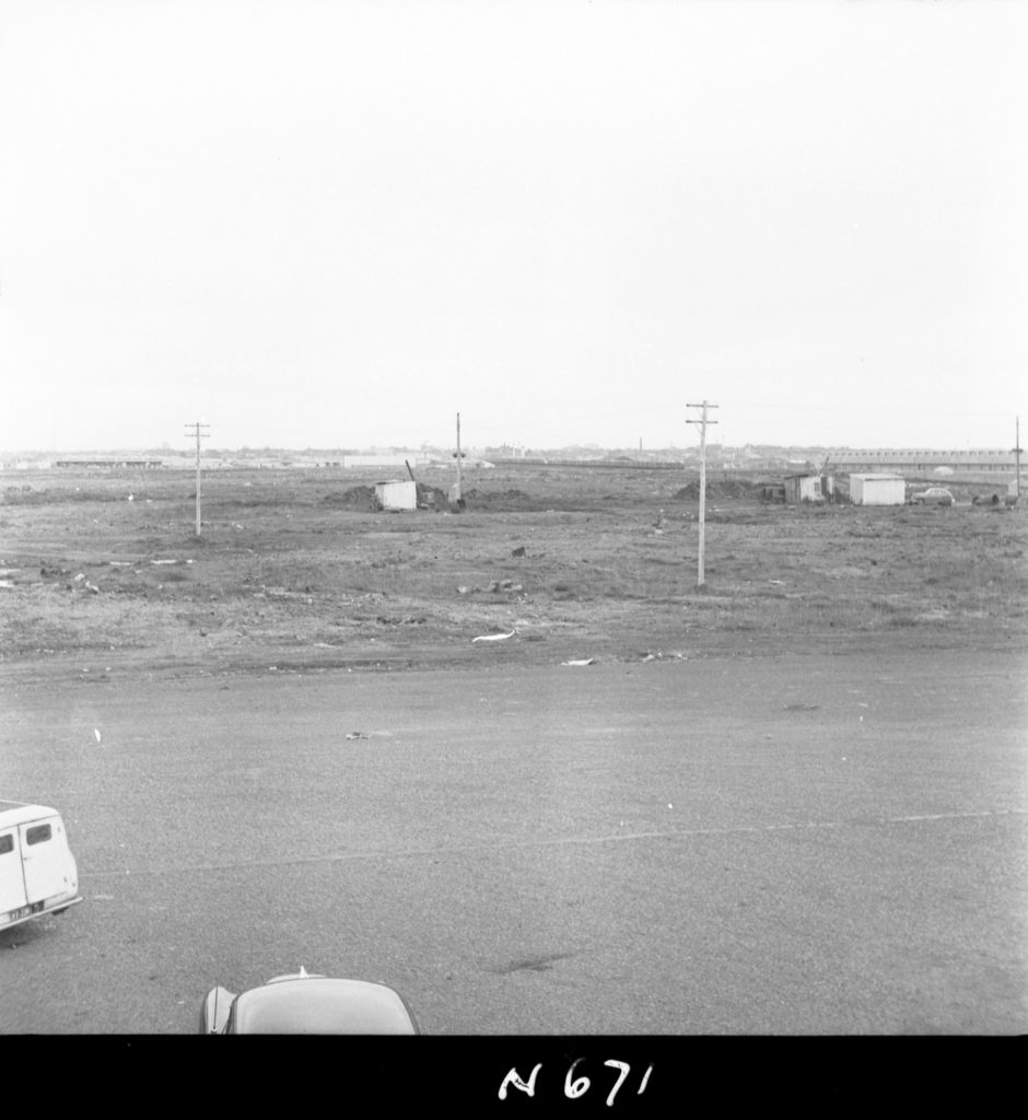 N671 Image showing the old tip site on Footscray Road