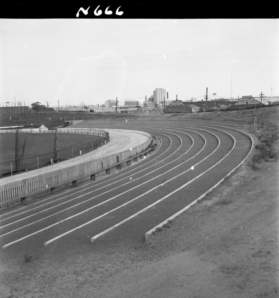 N666 Image showing new terracing at North Melbourne Recreational Reserve