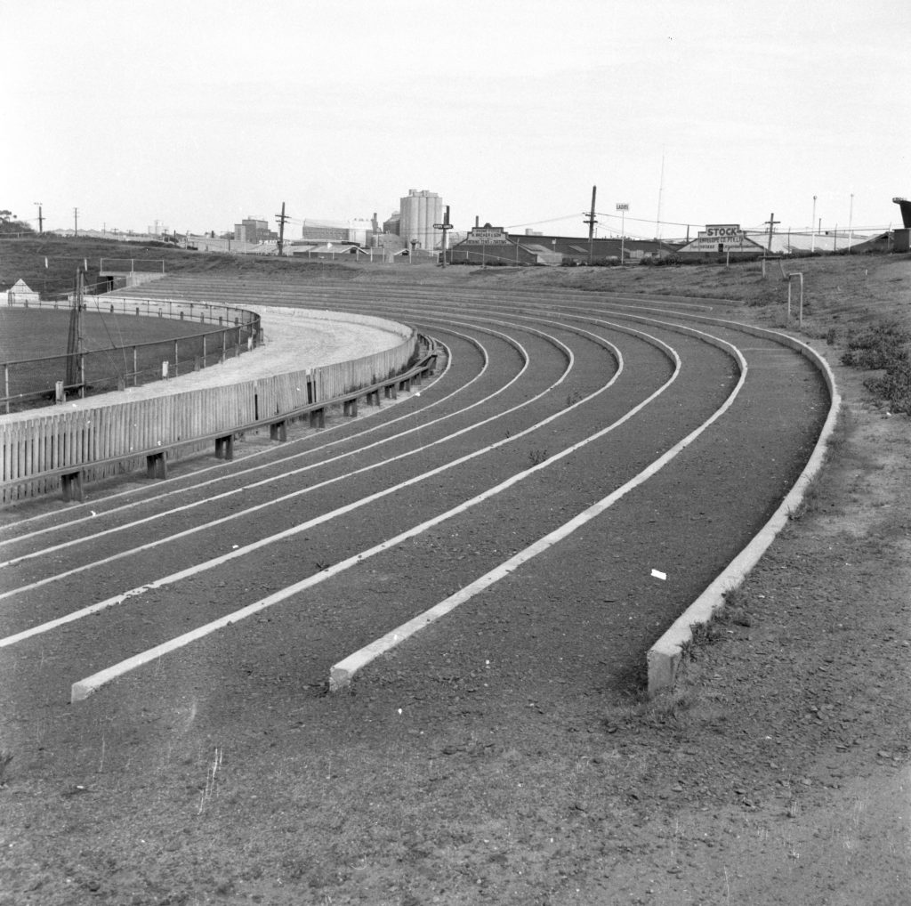 N667 Image showing new terracing at North Melbourne Recreational Reserve