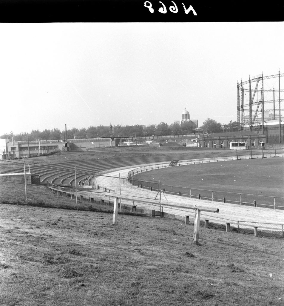 N668 Image showing new terracing at North Melbourne Recreational Reserve