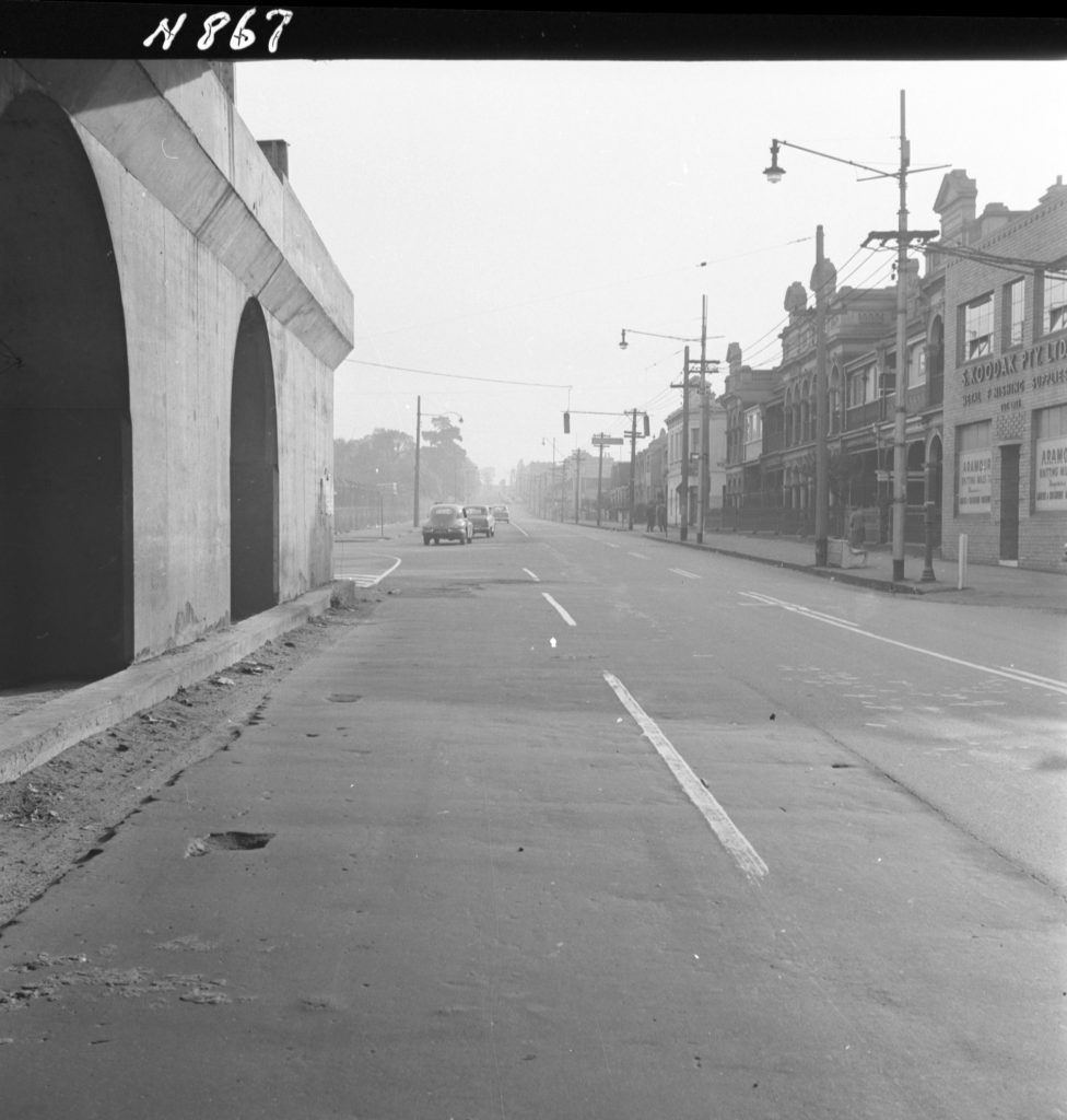 N867 Image showing roadworks along Punt Road