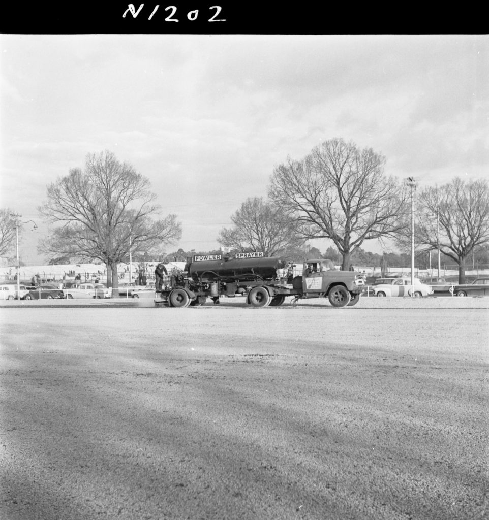 N1202 Image showing construction of Yarra Park car park