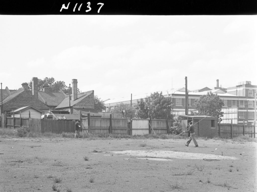 N1137 Image showing the levelling site for the Dudley Street weighbridge