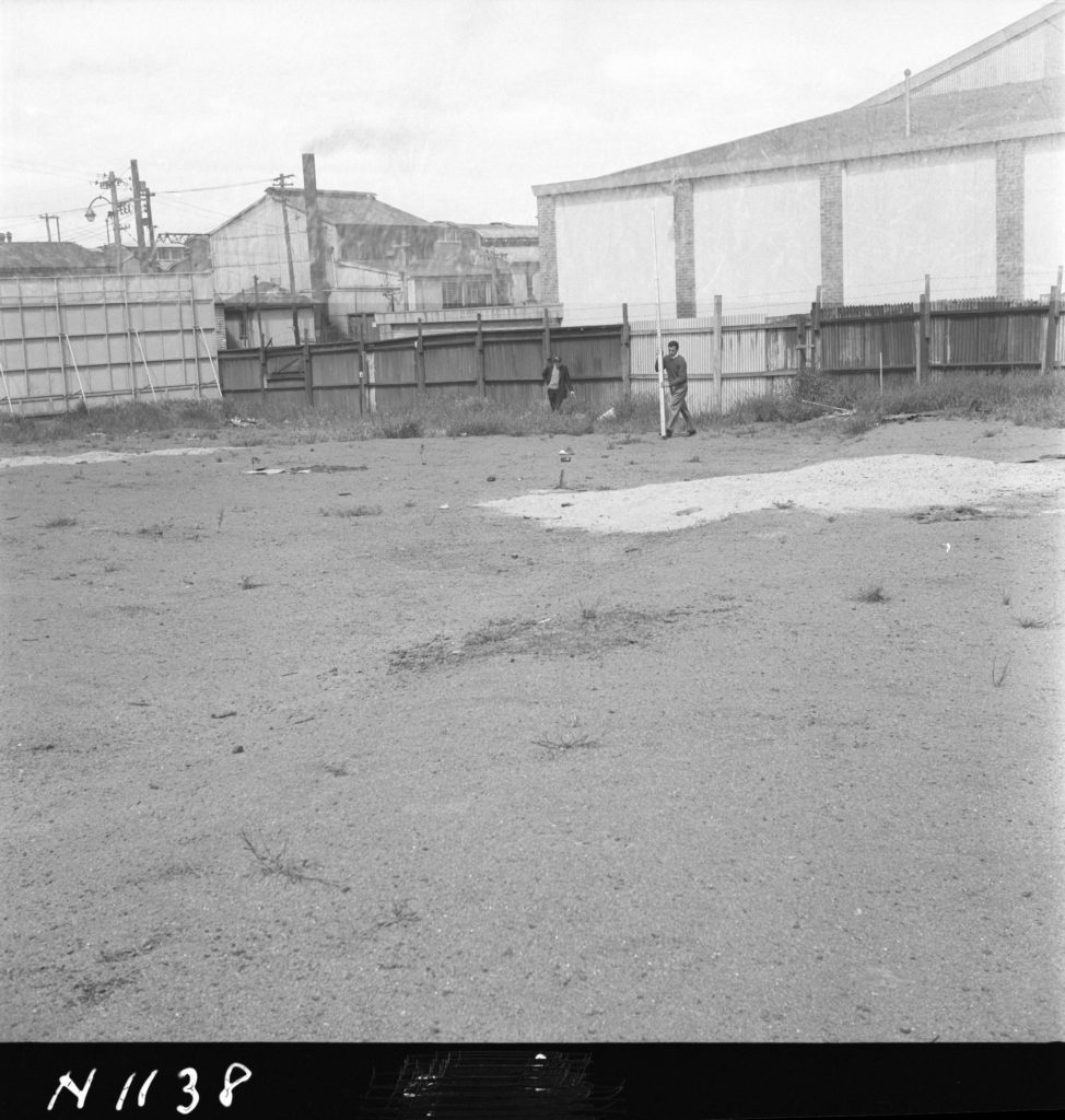 N1138 Image showing the levelling site for the Dudley Street weighbridge