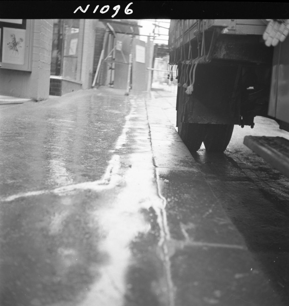 N1096 Image showing a footpath on the north side of Little Collins Street