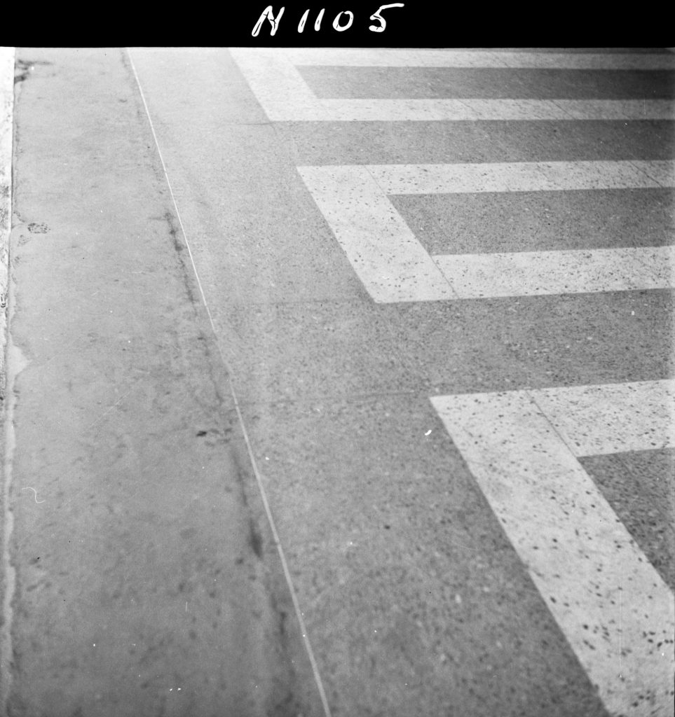 N1105 Image showing the terrazo footpath outside Myer’s, on Little Bourke Street