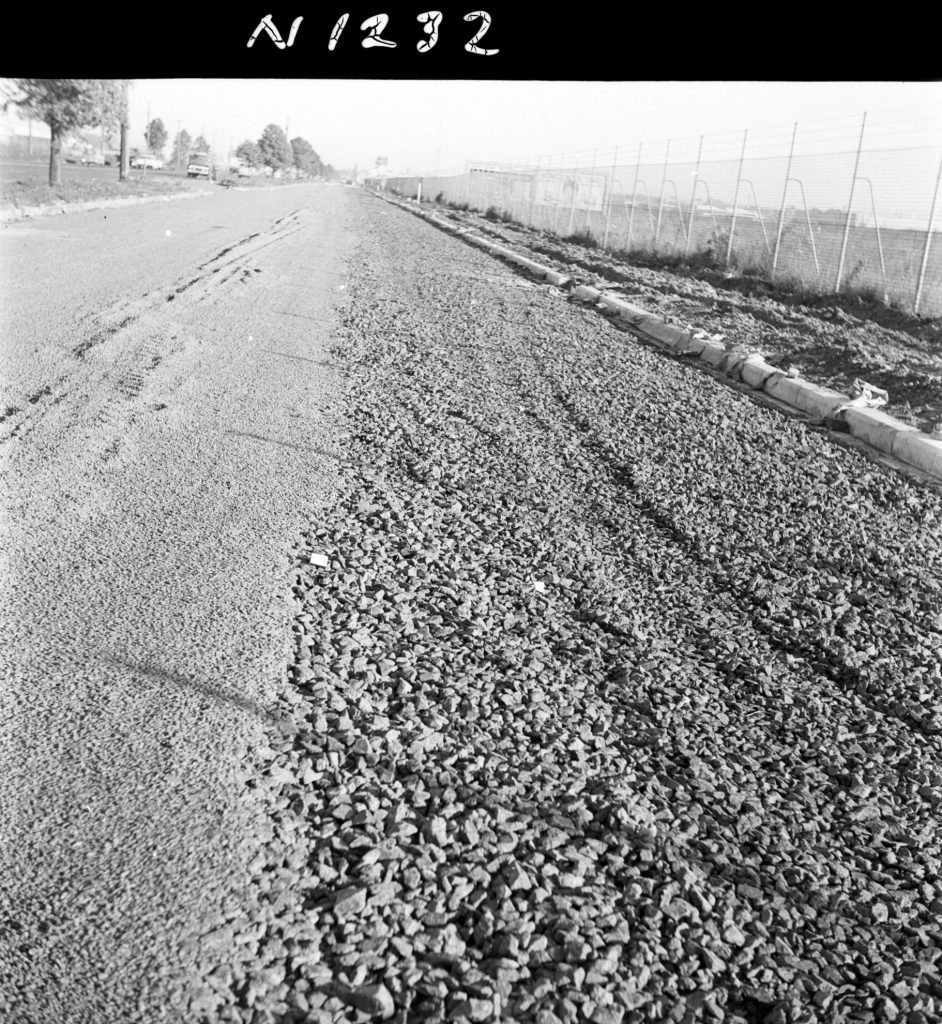 N1232 Image showing construction of the Footscray Road north service road