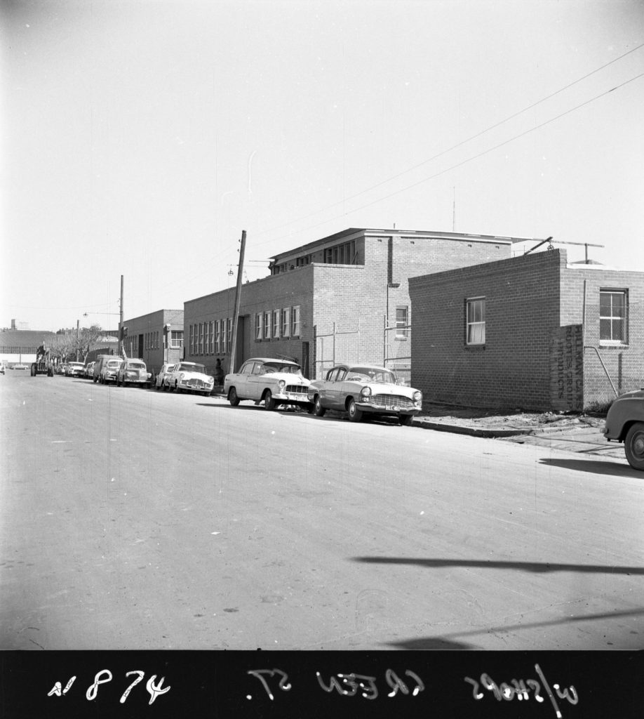 N874 Image showing Melbourne City Council’s City Engineers Department Workshops on Green Street, North Melbourne