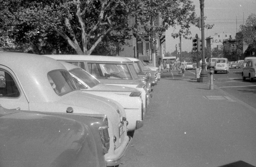 N920 Image showing parked cars and a footpath