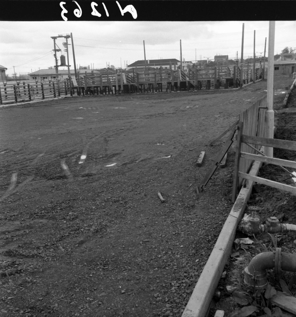 N1263 Image showing the new cattle unloading area off Newmarket Street