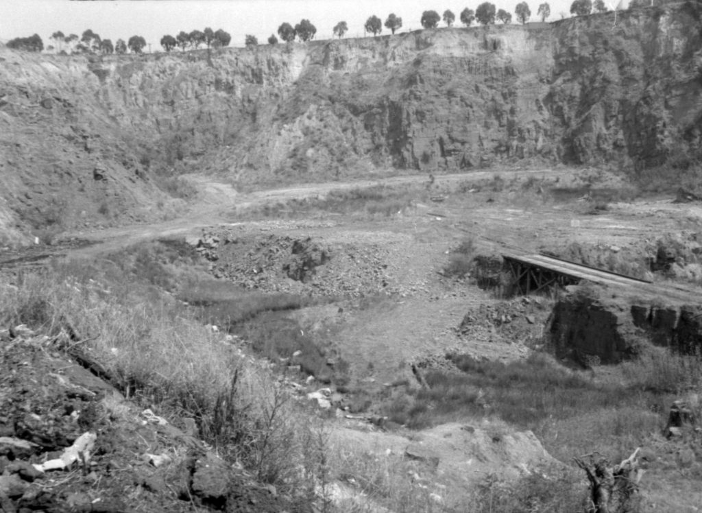 N538 Image showing the road to the lower level of Melbourne City Council tip