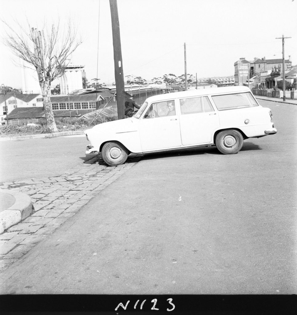 N1123 Image showing a dished crossing on the corner of Arden Street and Derby Street, in Kensington