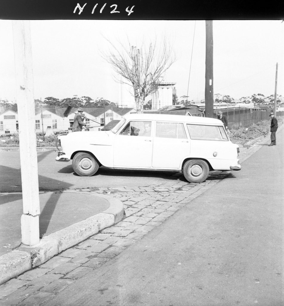 N1124 Image showing a dished crossing on the corner of Arden Street and Derby Street, in Kensington