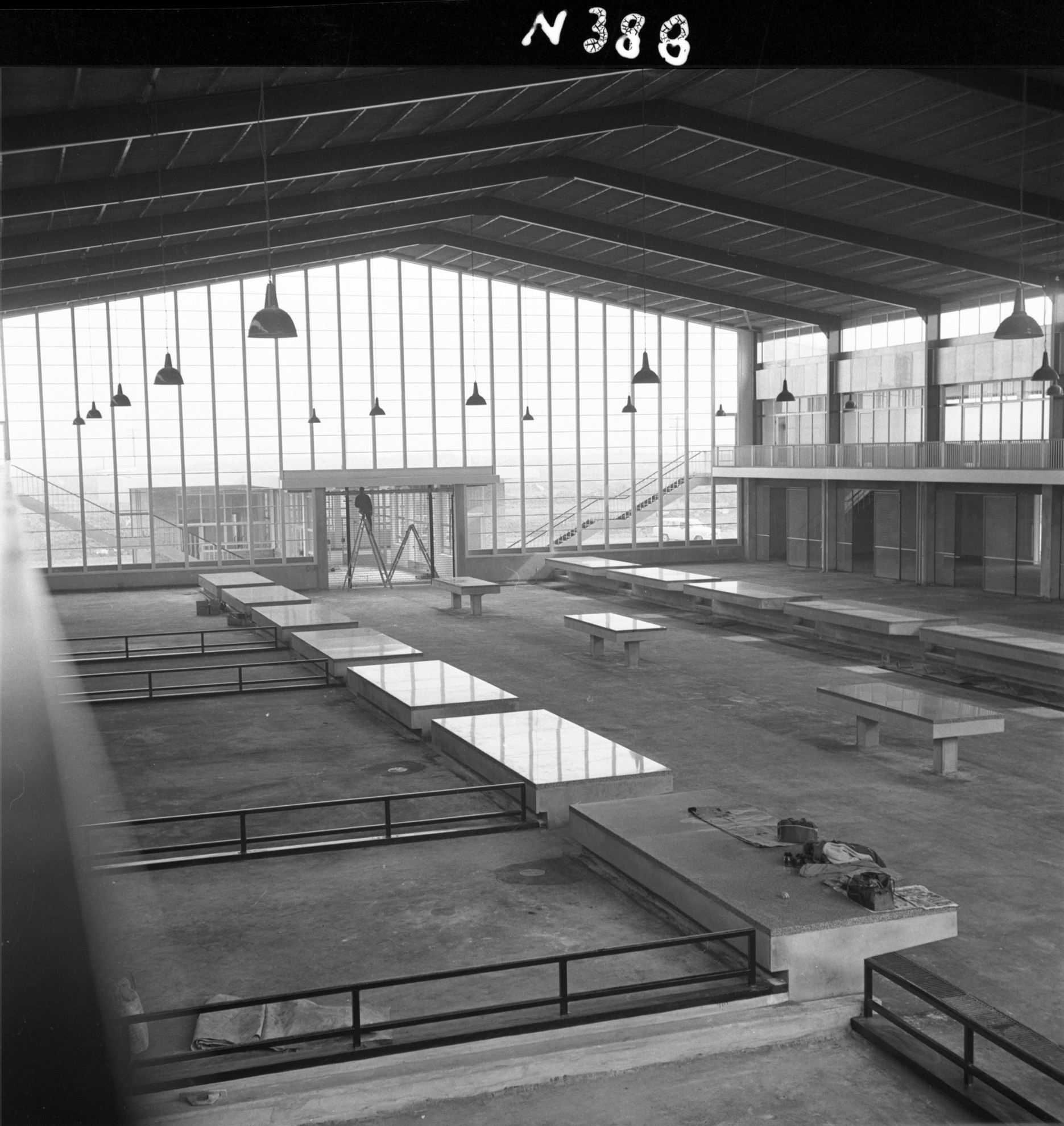 N388 Image showing interior of the Fish Market on Footscray Road City