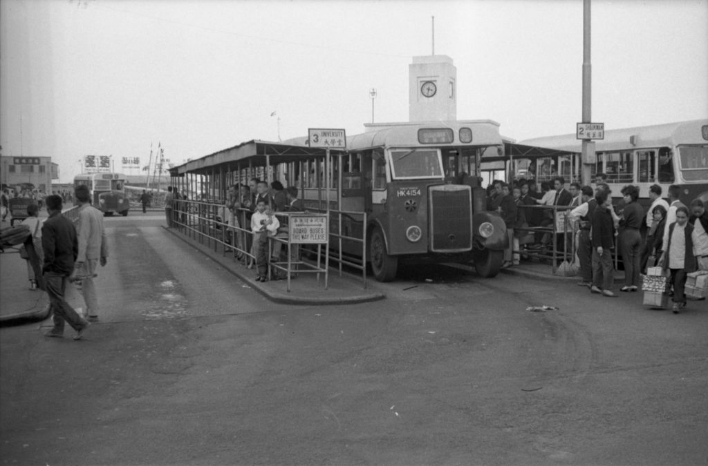 35A-18a Image of a bus interchange in Hong Kong