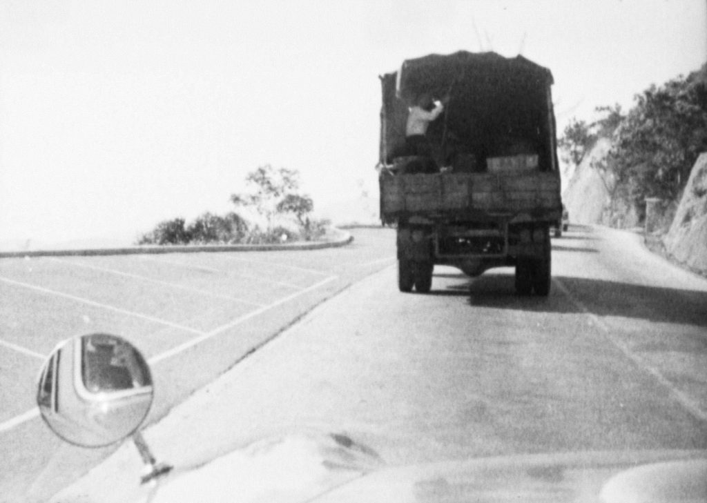 35A-28u Image showing parking alongside a road in rural Hong Kong