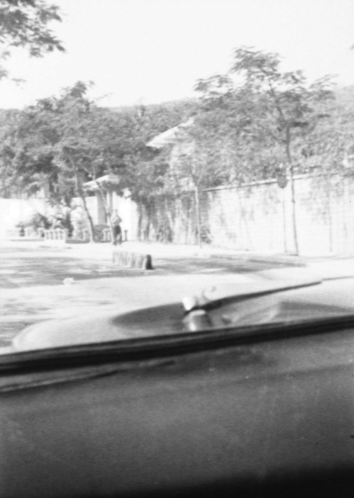 35A-28v Image showing bollards on a road in rural Hong Kong