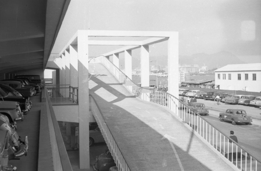 35A-40b Image showing a ramp to the higher levels of a car park in Hong Kong