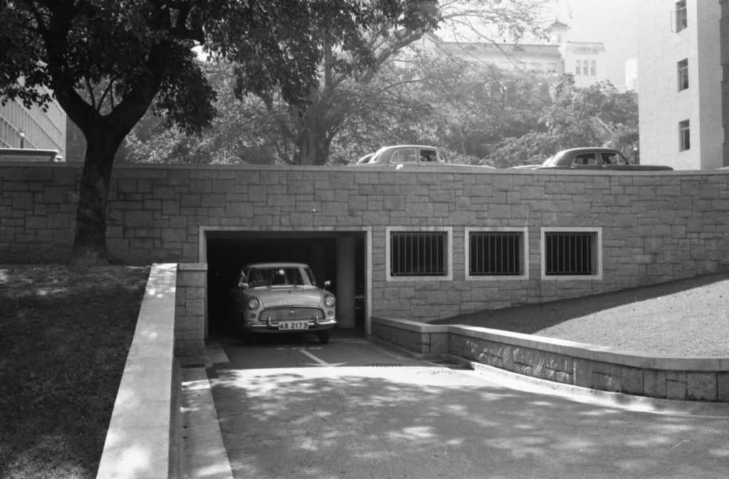 35A-41d Image showing the exit of a carpark in Hong Kong