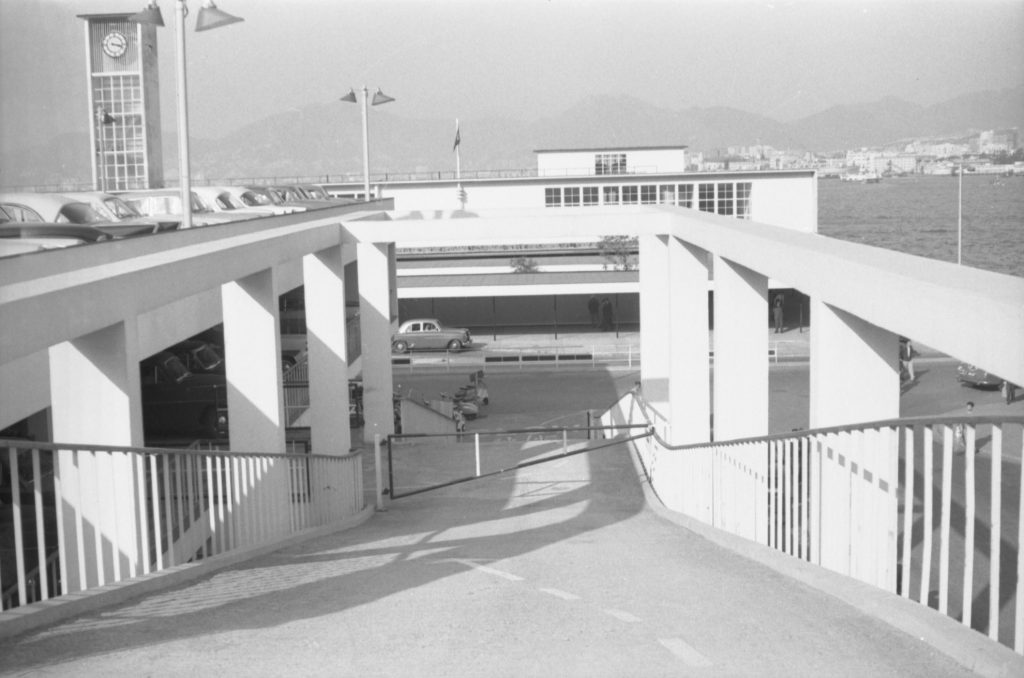 35A-43a Image showing a ramp to the lower levels of a car park in Hong Kong