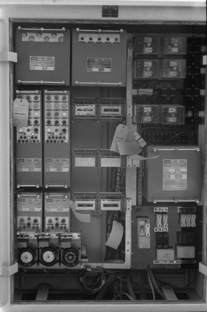 35A-50b Image showing the interior of a traffic control box