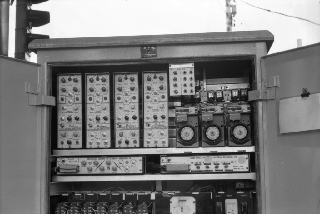 35A-56a Image showing the interior of a traffic control box