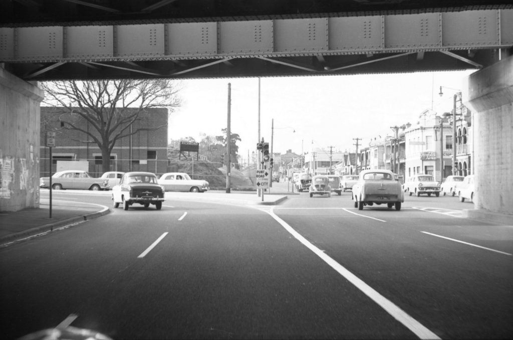 35A-74d Image taken under Punt Road rail bridge, corner Punt Road and Brunton Avenue facing north