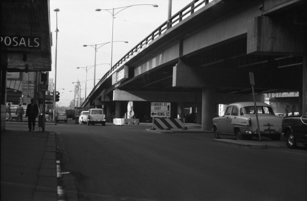 35A-75b Image showing the underside of the Flinders Street overpass