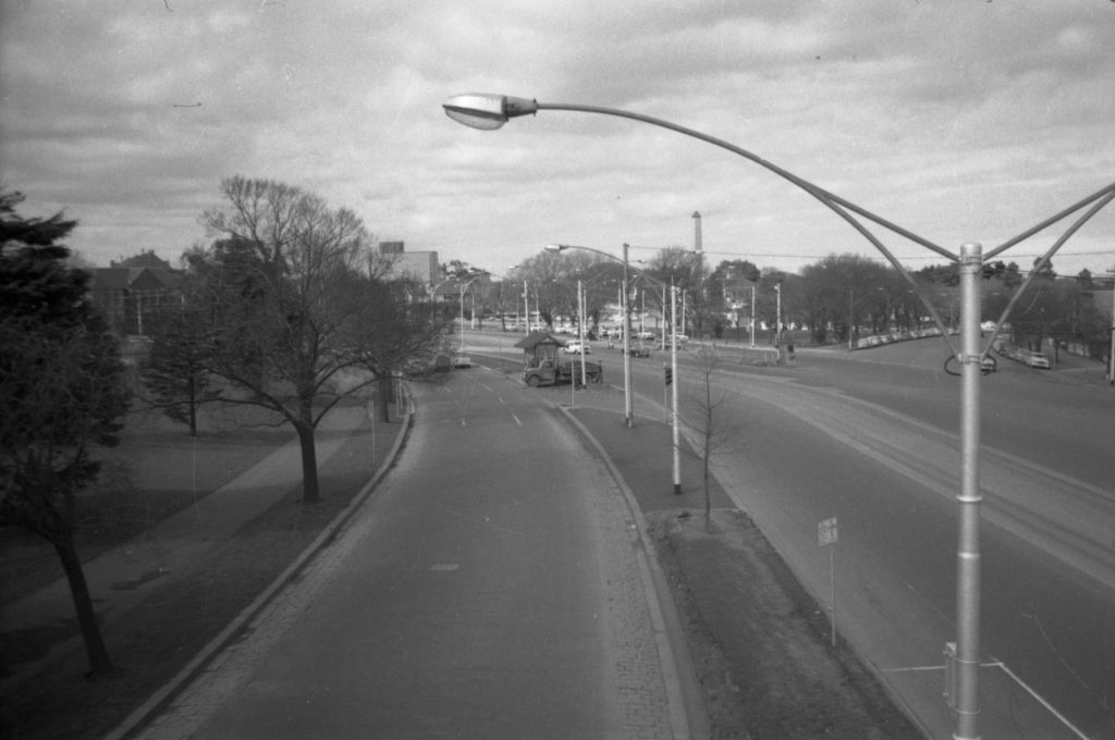 35A-78c Image of roads and tram tracks, possibly on St Kilda Road