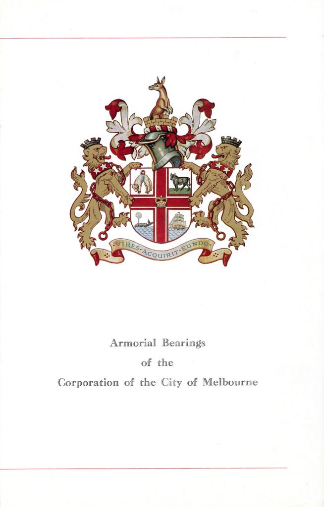 Armorial Bearings of the Corporation of the City of Melbourne image 1723045-1