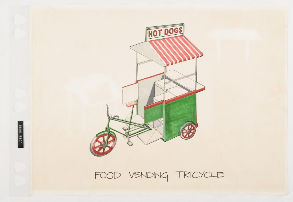 Food vending tricycle – hot dog concept